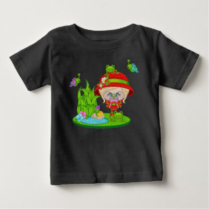 Camiseta Para Bebê Natureza - Feira do Sapo