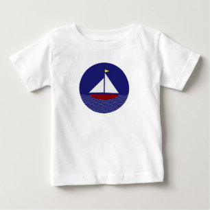 Camiseta Para Bebê Navio
