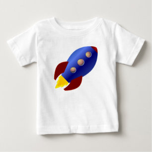 Camiseta Para Bebê Navio de Rocket