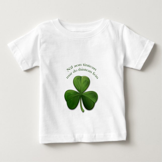 Camiseta Para Bebê Nenhum Lugar Como o Lar (Frente)