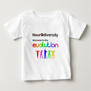 Camiseta Para Bebê Neurodiversidade Bem-vindo à Evolução