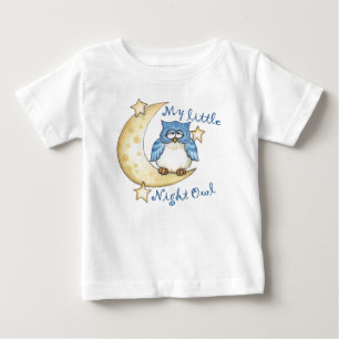 Camiseta Para Bebê Night Owl