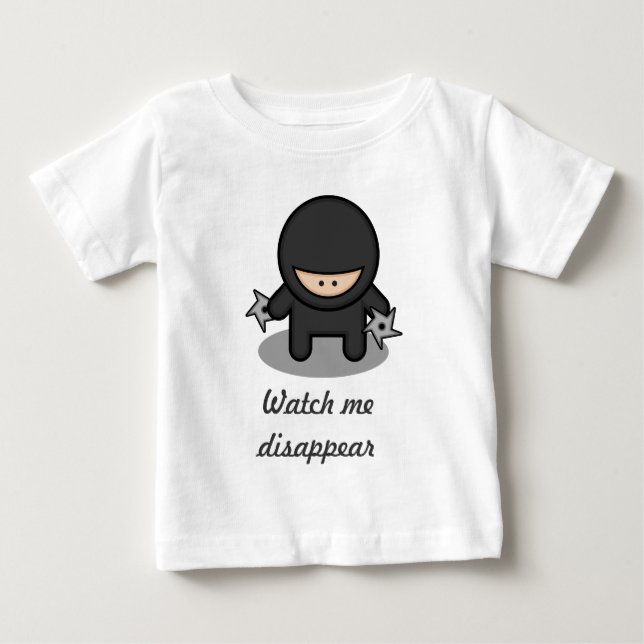 Camiseta Para Bebê Ninja Skillz (Frente)