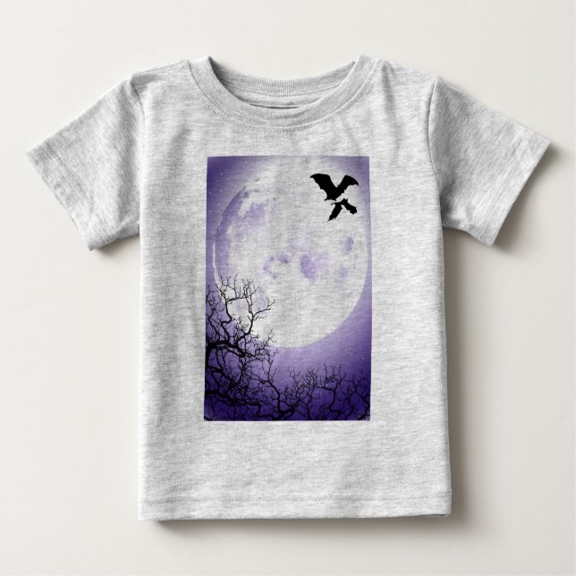 Camiseta Para Bebê Nocturno (Frente)