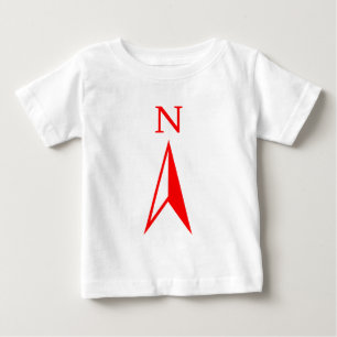 Camiseta Para Bebê Norte