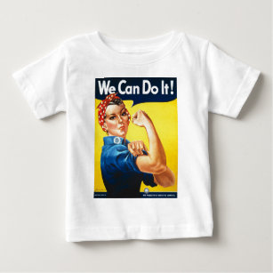 Camiseta Para Bebê Nós podemos fazê-lo! Rosie o rebitador