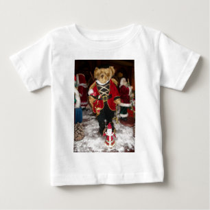 Camiseta Para Bebê Nutcracker Teddy Bear Natal