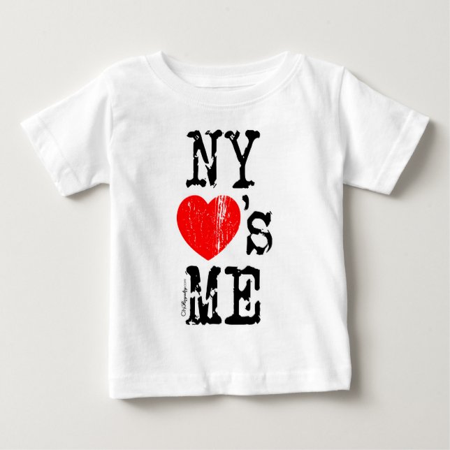 Camiseta Para Bebê NY ama-me (Frente)