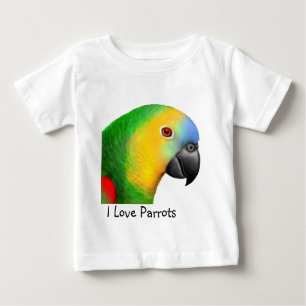 Camiseta Para Bebê O amor customizável de I repete mecanicamente o