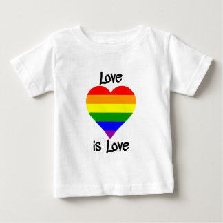 Camiseta Para Bebê O amor é amor