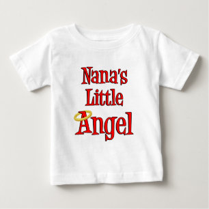 Camiseta Para Bebê O anjo pequeno de Nana