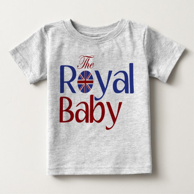 Camiseta Para Bebê O Bebê Real (Frente)