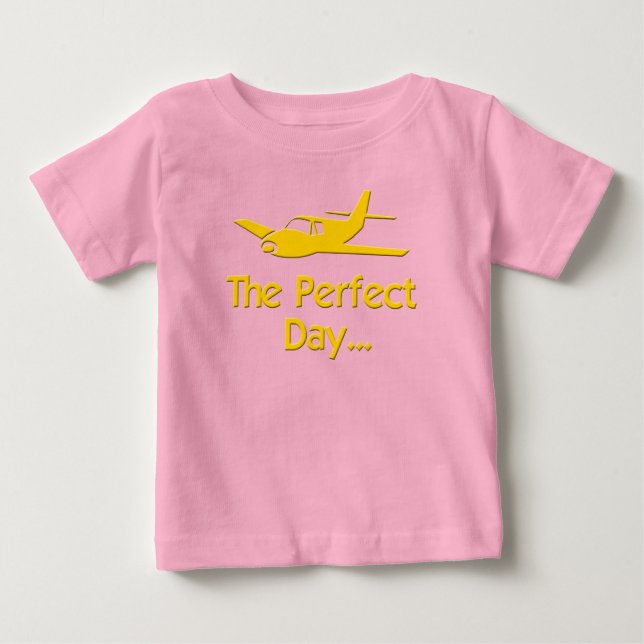 Camiseta Para Bebê O Dia Perfeito (Frente)