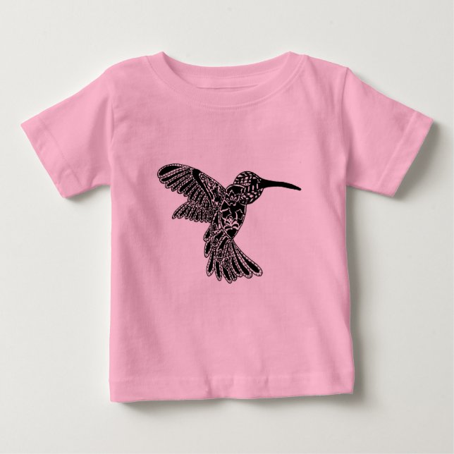 Camiseta Para Bebê O "Hummingbird" (Frente)