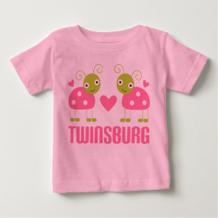 Camiseta Para Bebê O joaninha bonito de Twinsburg Ohio caçoa o