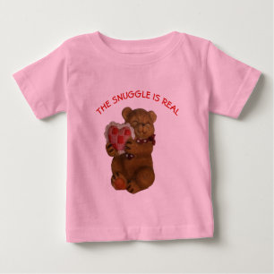 Camiseta Para Bebê O Jogo é um Urso Real