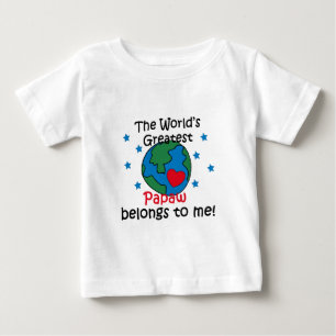 Camiseta Para Bebê O melhor mamão pertence-me