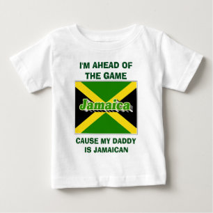 CAMISETA PARA BEBÊ O MEU PAI É JAMAICAN
