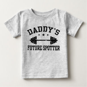 Camiseta Para Bebê O observador futuro do pai