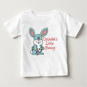 Camiseta Para Bebê O Pequeno Coelhinho de Dziadek