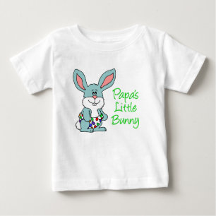 Camiseta Para Bebê O Pequeno Coelhinho do Papa