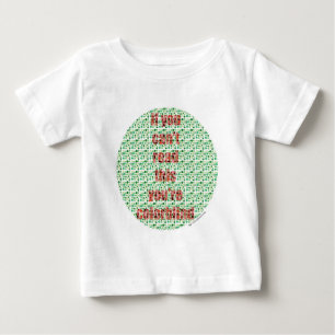 Camiseta Para Bebê O teste Colorcego