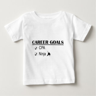 Camiseta Para Bebê Objetivos da carreira de CPA Ninja