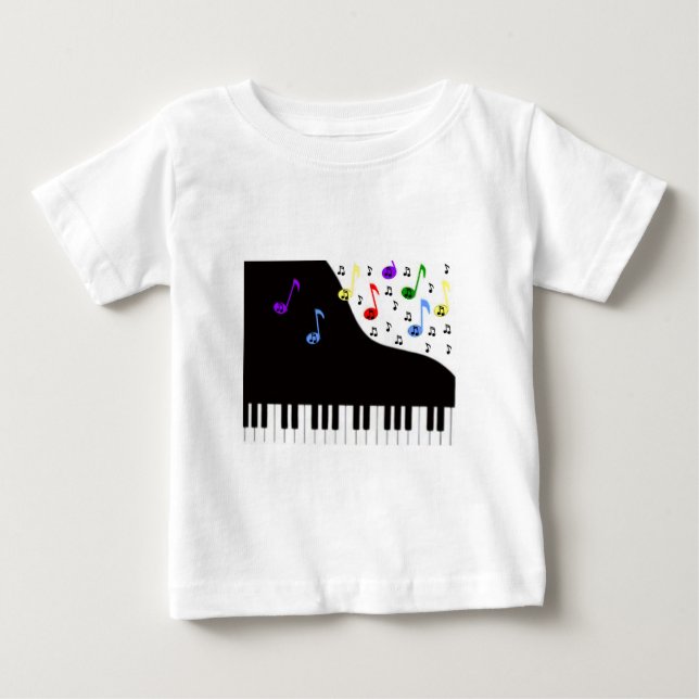 Camiseta Para Bebê Obrigado notar (Frente)