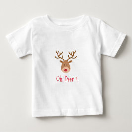 Camiseta Para Bebê oh cervo
