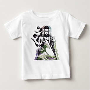 Camiseta Para Bebê onda 2 de buddha