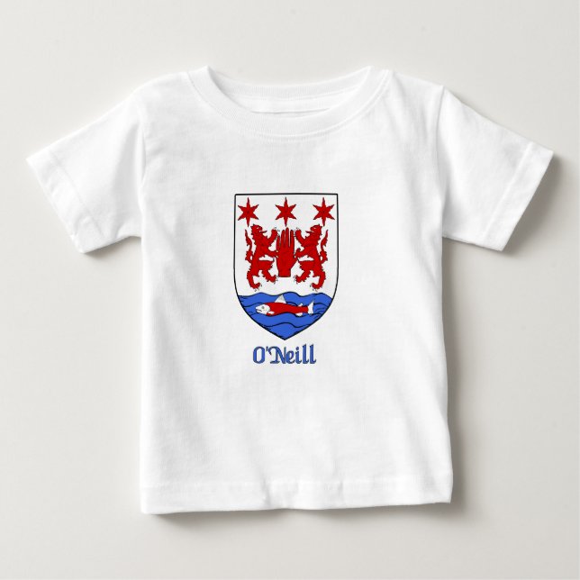 Camiseta Para Bebê O'Neill Family Shield (Frente)