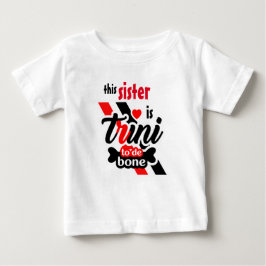 Camiseta Para Bebê Orgulho da Irmãzinha Trini