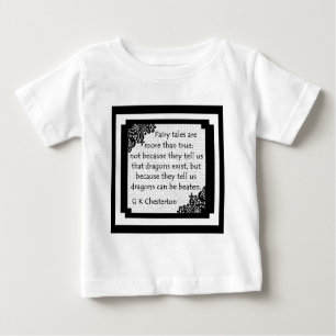 Camiseta Para Bebê Os contos de fadas são… Roupa do bebê