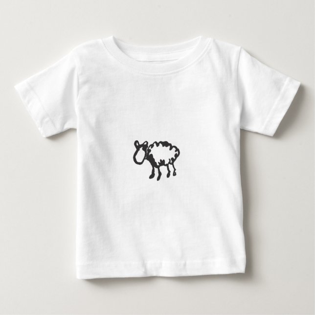 Camiseta Para Bebê Ovinos (Frente)