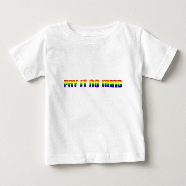 Camiseta Para Bebê pague-o sem pensar (Frente)