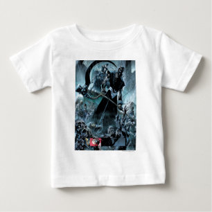 Camiseta Para Bebê Painel preto do corpo da lanterna
