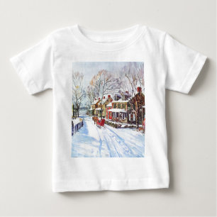 Camiseta Para Bebê País das maravilhas do inverno