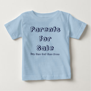 Camiseta Para Bebê Pais Para Venda, Comprar Um Obter Um Gratuito
