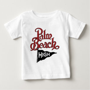 Camiseta Para Bebê Palm Beach #1 alto
