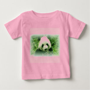Camiseta Para Bebê Panda