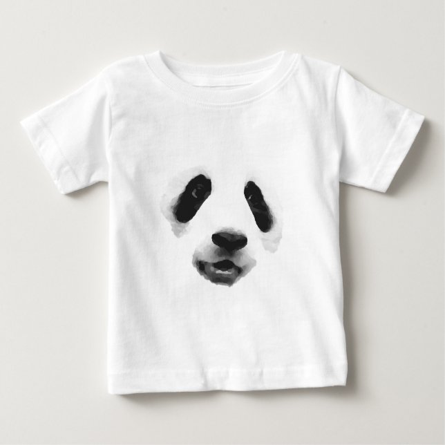 Camiseta Para Bebê Panda (Frente)