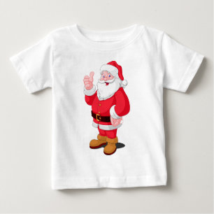 Camiseta Para Bebê Papai Noel