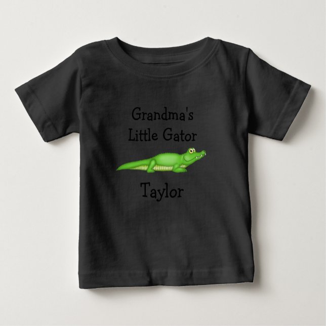 Camiseta Para Bebê Paradise Little Gator - SRF (Frente)