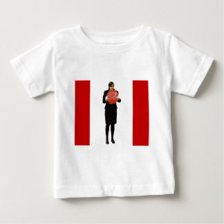 Camiseta Para Bebê Pare o harpista