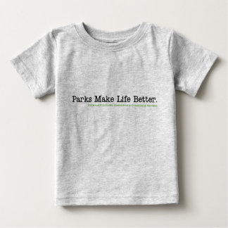 CAMISETA PARA BEBÊ PARQUES E RECREAÇÃO