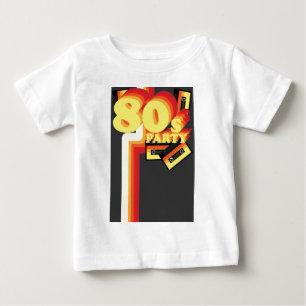 Camiseta Para Bebê partido 80s