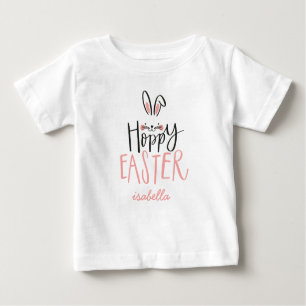 CAMISETA PARA BEBÊ PÁSCOA HOPPY