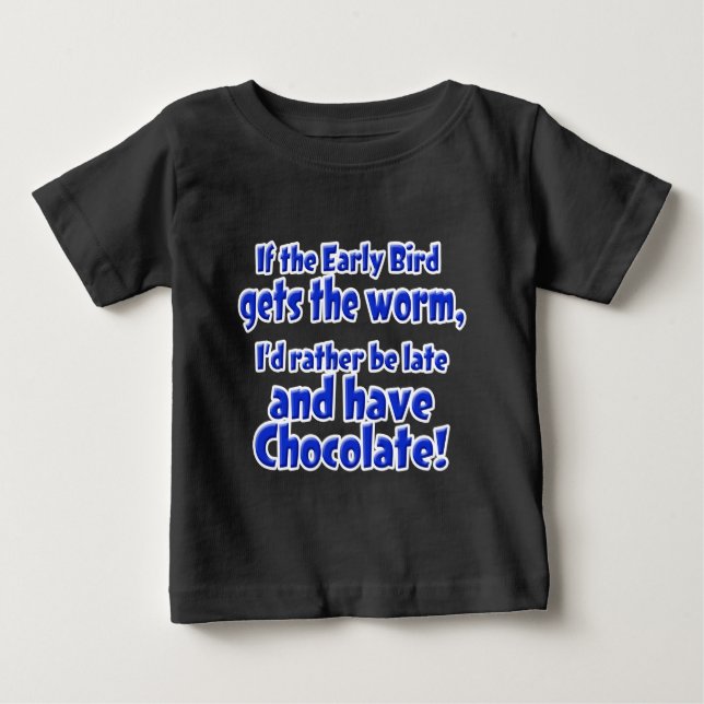 Camiseta Para Bebê Pássaro Anorior (Frente)