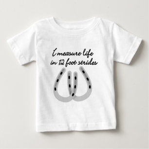 Camiseta Para Bebê Passos de 12 pés