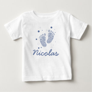 Camiseta Para Bebê Passos do bebê